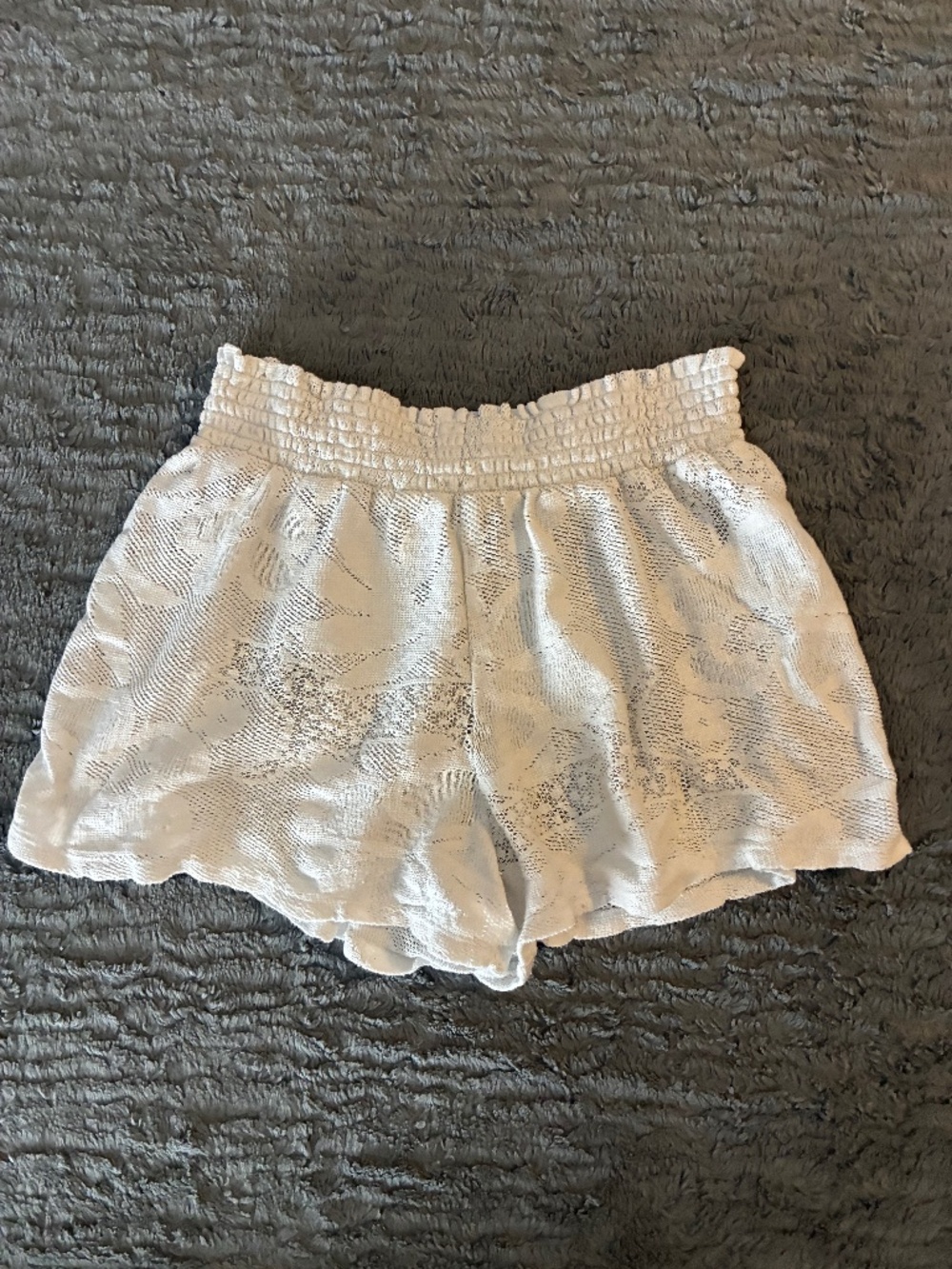 Aerie Crochet Mini Shorts Knit